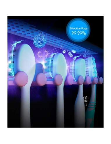 Soporte para Cepillos de Dientes StarWin con Secado y Afeitadora