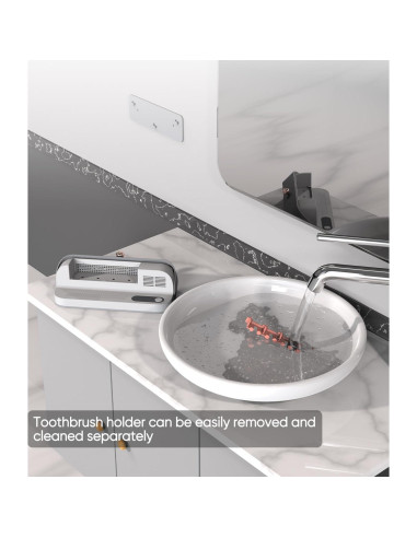 Soporte para Cepillos de Dientes StarWin con Secado y Afeitadora