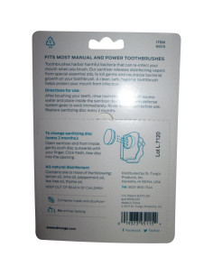 Desinfectante de Cepillos de Dientes Dr. Tung's 10 Pzs 2