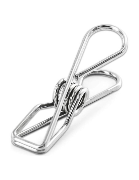 40 Pinzas de Ropa Acero Inoxidable FJCTER Duraderas