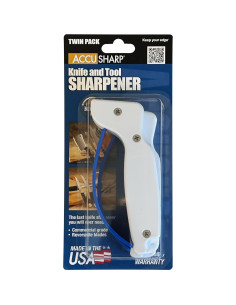 Afilador de cuchillos AccuSharp 2 unidades blanco 2