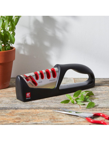 Afilador de cuchillos ZWILLING 5 etapas con ranura para tijeras