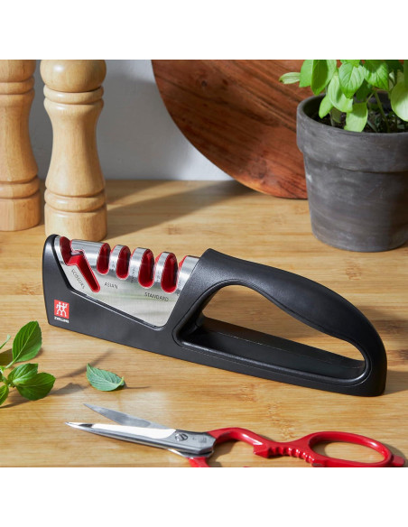 Afilador de cuchillos ZWILLING 5 etapas con ranura para tijeras
