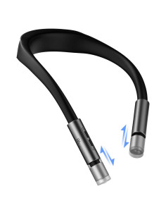 Luz de Lectura para Cuello 86lux, Recargable, 3 Colores, Brillo Ajustable