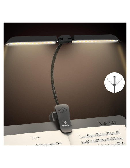 Lámpara de Atril Vekkia MST64 LED Recargable 5 Brillos 3 Colores