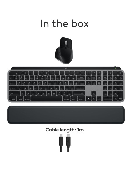 Combo Teclado y Ratón Inalámbricos Logitech MX Keys S Mac Combo Teclado y Ratón Inalámbricos Logitech MX Keys S Mac
