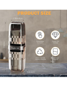 Estuche de Viaje EOREA para Cepillo de Dientes Negro 2