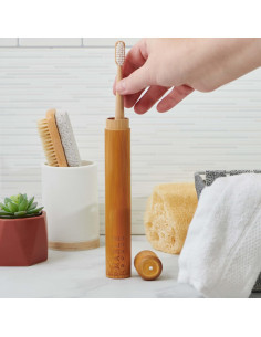 Estuche de Viaje para Cepillo de Dientes MABLE Bambú 20,96 cm 2