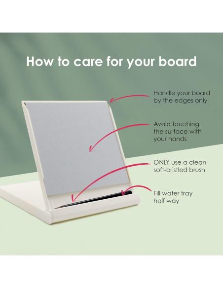 Mini Tabla de Buda Buddha Board 12.7x12.7cm con Pincel