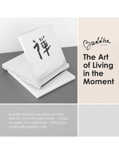 Mini Tabla de Buda Buddha Board 12.7x12.7cm con Pincel