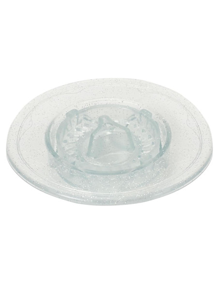 Colador y tapón Sinktastic Farberware, Plata, 17.8x12.7 cm