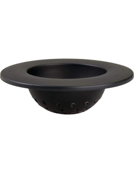 Colador de Fregadero iDesign Silicona Flexible Negro 10,92 cm