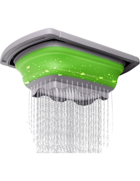 Colador Plegable QiMH Verde 6 Cuartos Silicona Ajustable