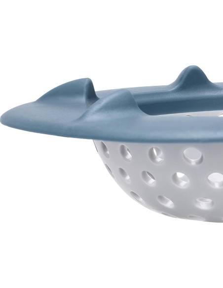 Colador de Fregadero Clorox KeptClean Azul Acero 20,5x15,6 cm