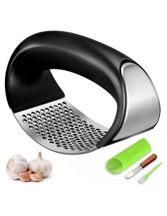 Prensa de Ajo JASVIC Acero Inoxidable Ergonómica 10,9 cm