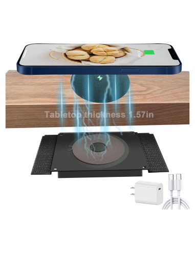 Cargador Inalámbrico Invisible Magnético 15W para Magsafe