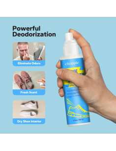 Desodorante para Zapatos Choppie 148 ml Eliminador Olores 2