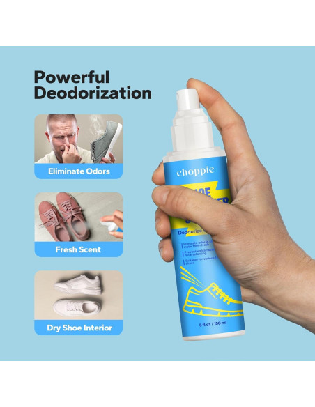 Desodorante para Zapatos Choppie 148 ml Eliminador Olores