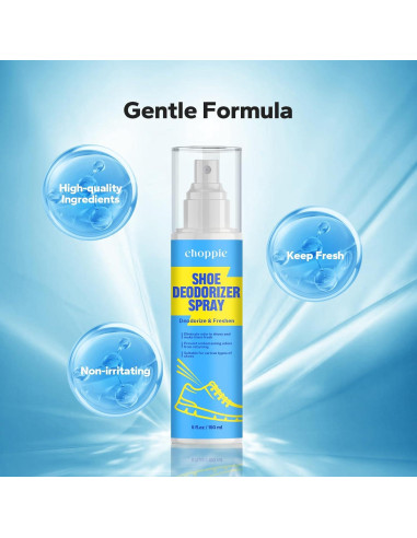Desodorante para Zapatos Choppie 148 ml Eliminador Olores