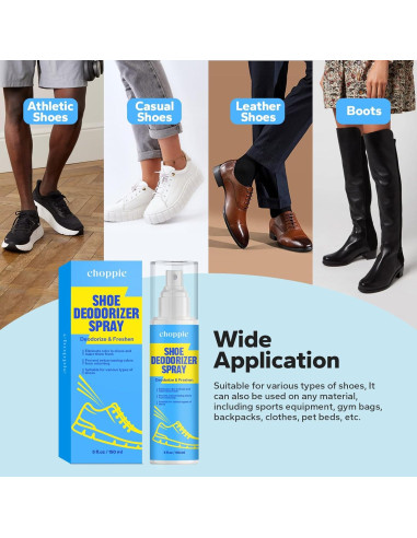 Desodorante para Zapatos Choppie 148 ml Eliminador Olores