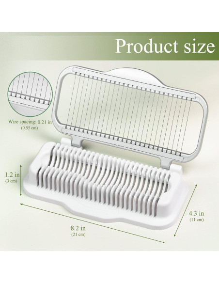 Cortador Multifuncional de Huevos y Frutas YFYTL 10 cm Cortador Multifuncional de Huevos y Frutas YFYTL 10 cm