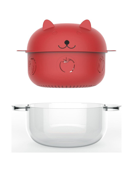 Tazón de Ramen NICO SEE WONDER 2000 ML Rojo Microondas