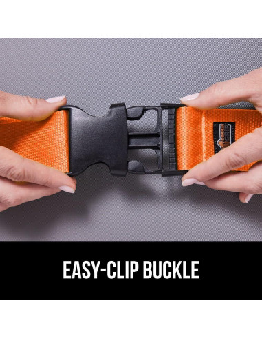 Correas de Equipaje Ajustables Gorilla Grip Naranja 2 Pzas