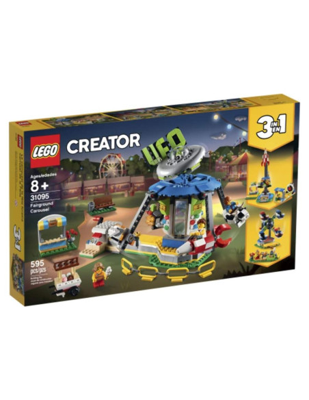 LEGO Creator 3en1 Carrusel de Feria 31095 595 Piezas