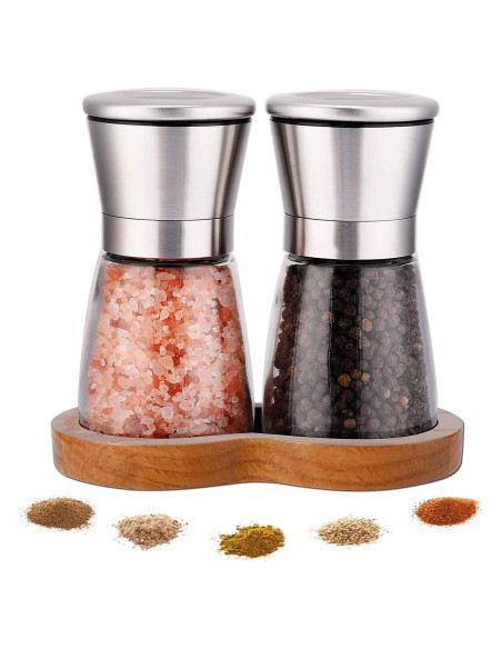 Juego de Molinillos de Sal y Pimienta LessMo 170g