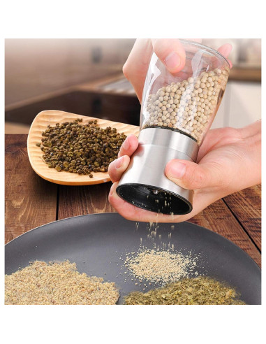 Juego de Molinillos de Sal y Pimienta LessMo 170g