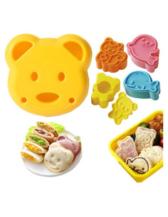 Cortadores de Sándwich HAGBOU 5 PCS Formas Divertidas