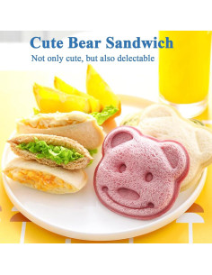 Cortadores de Sándwich HAGBOU 5 PCS Formas Divertidas 2