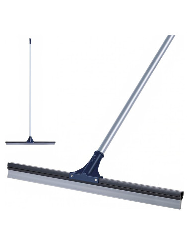 Escobilla de Piso DSV Estándar 76 cm Goma Silicona Mango 131 cm