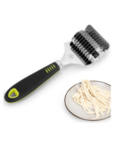Rodillo Cortador de Fideos KYUEWRT Acero Inoxidable 24x11.5 cm