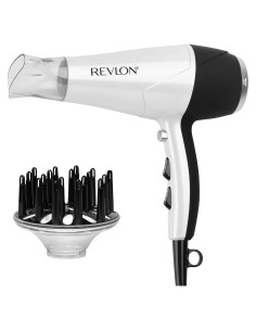 Secador de Pelo Revlon 1875W con Difusor y Tecnología Iónica