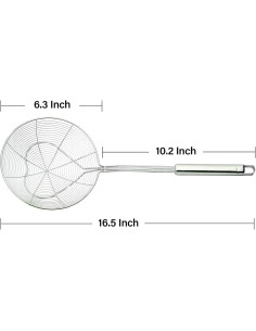 Colador de Acero Inoxidable Eisinly 16 cm para Cocinar 2
