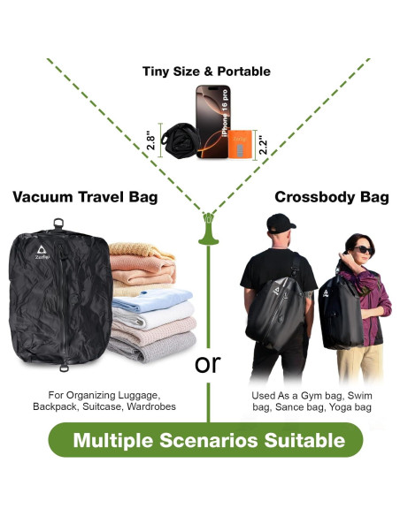 Bolsas de Vacío Zurligi 14x18 Pulgadas con Correa Ajustable