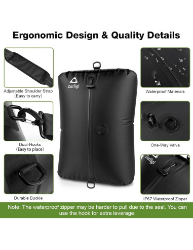 Bolsas de Vacío Zurligi 14x18 Pulgadas con Correa Ajustable