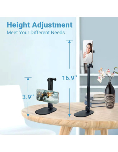 Soporte de Escritorio Magnético JJC MSS-1 Ajustable para Teléfono