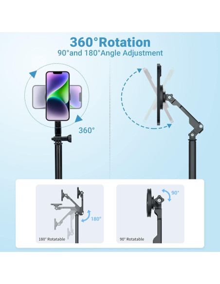 Soporte de Escritorio Magnético JJC MSS-1 Ajustable para Teléfono