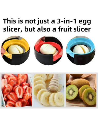 Cortador de Huevos BOLAMOLIN 3 en 1 Acero Inoxidable Verde