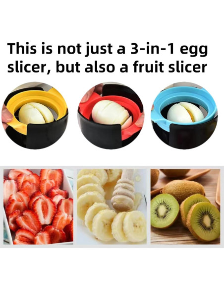 Cortador de Huevos BOLAMOLIN 3 en 1 Acero Inoxidable Verde