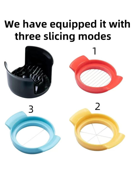 Cortador de Huevos BOLAMOLIN 3 en 1 Acero Inoxidable Verde