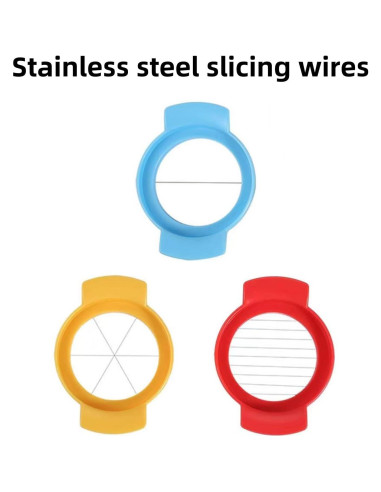 Cortador de Huevos BOLAMOLIN 3 en 1 Acero Inoxidable Verde