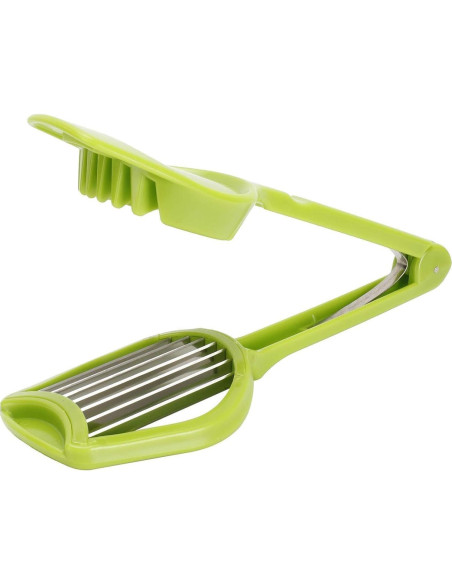Cortador de Huevos y Frutas Beufee - Acero Inoxidable Verde