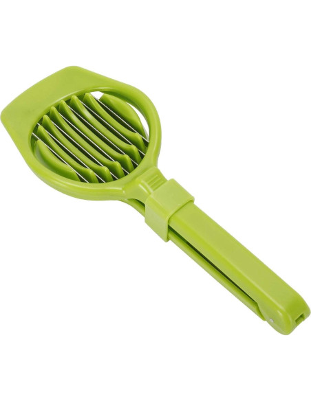 Cortador de Huevos y Frutas Beufee - Acero Inoxidable Verde