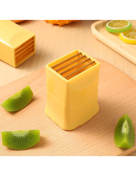 Cortador de Frutas y Huevos 2Pcs NBNTGH Acero Inoxidable