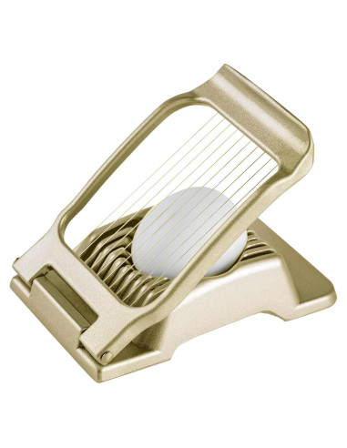 Cortador de Huevos SYXLTSH Metal Dorado 13.5 cm