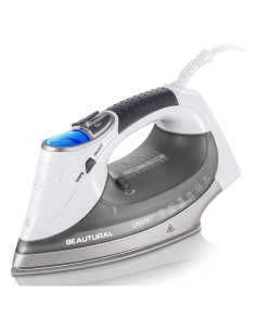 Plancha de Vapor BEAUTURAL 1800W LCD Cerámica Gris 9 Modos