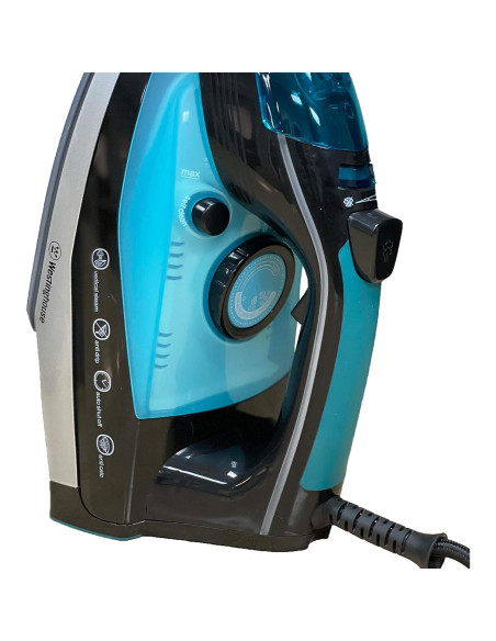 Plancha de Vapor Westinghouse 2500W Ceramaslide 220V con Apagado Automático